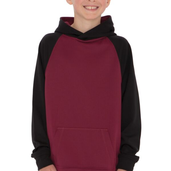 Youth Two-Tone Polyester Fleece Hoodie – ATC Game Day Thumbnail