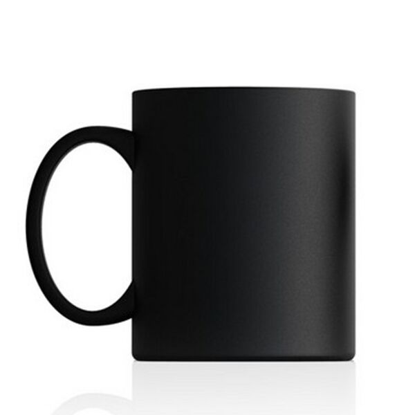 11oz Coyote's Matte Black Ceramic Coffee mug Thumbnail