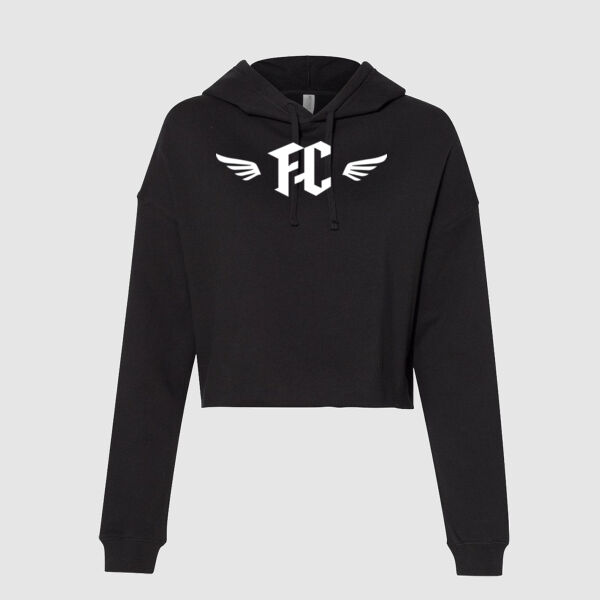 F2C "Wings" Ladies Crop Hoodies Thumbnail