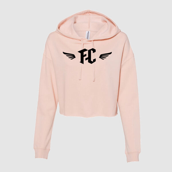 F2C "Wings" Ladies Crop Hoodie Thumbnail